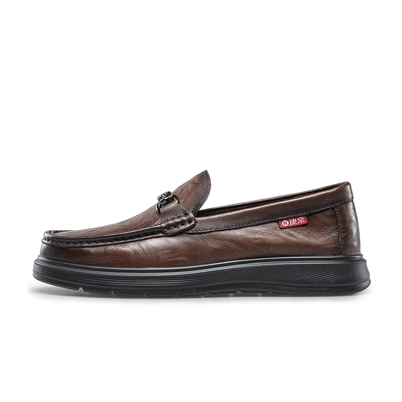 KANGNAI Мужские повседневные туфли мужские низкие топы коричневые, цвет Brown 
KANGNAI Мужские повседневные туфли мужские низкие топы коричневые, цвет Brown