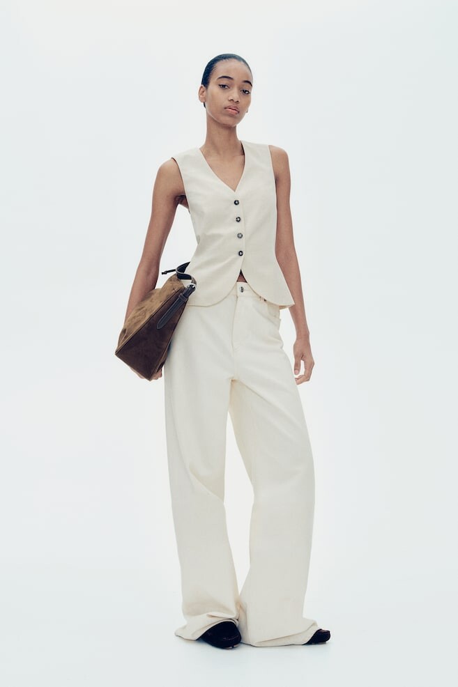 Жилет костюма H&M, бежевый
Жилет костюма H&M, бежевый