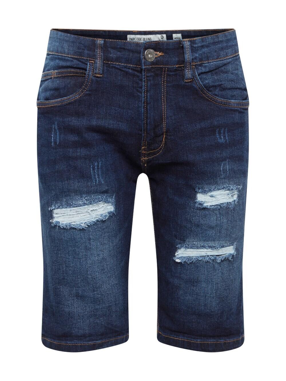 Обычные джинсы INDICODE JEANS Kaden Holes, синий
Обычные джинсы INDICODE JEANS Kaden Holes, синий