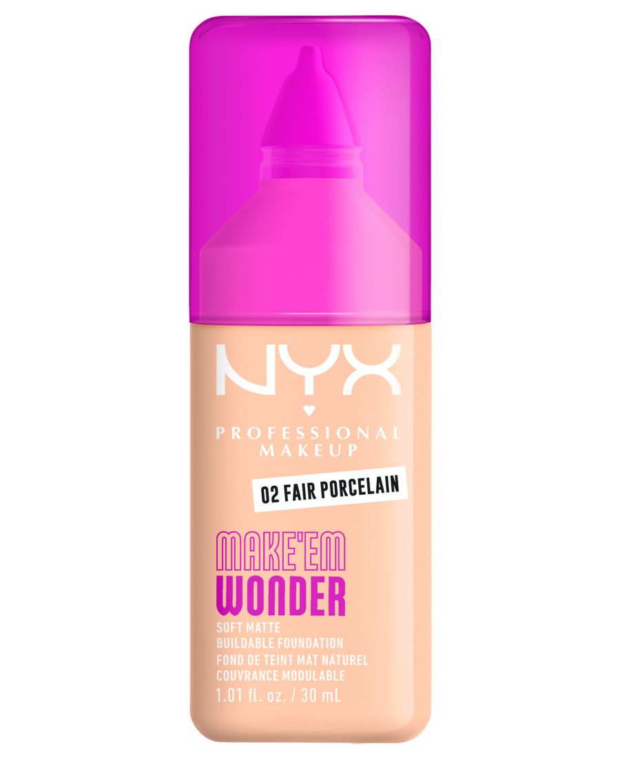 Тональный крем Wonder Foundation, 0,84 унции NYX Professional Makeup, цвет fair porcelain
Тональный крем Wonder Foundation, 0,84 унции NYX Professional Makeup, цвет fair porcelain