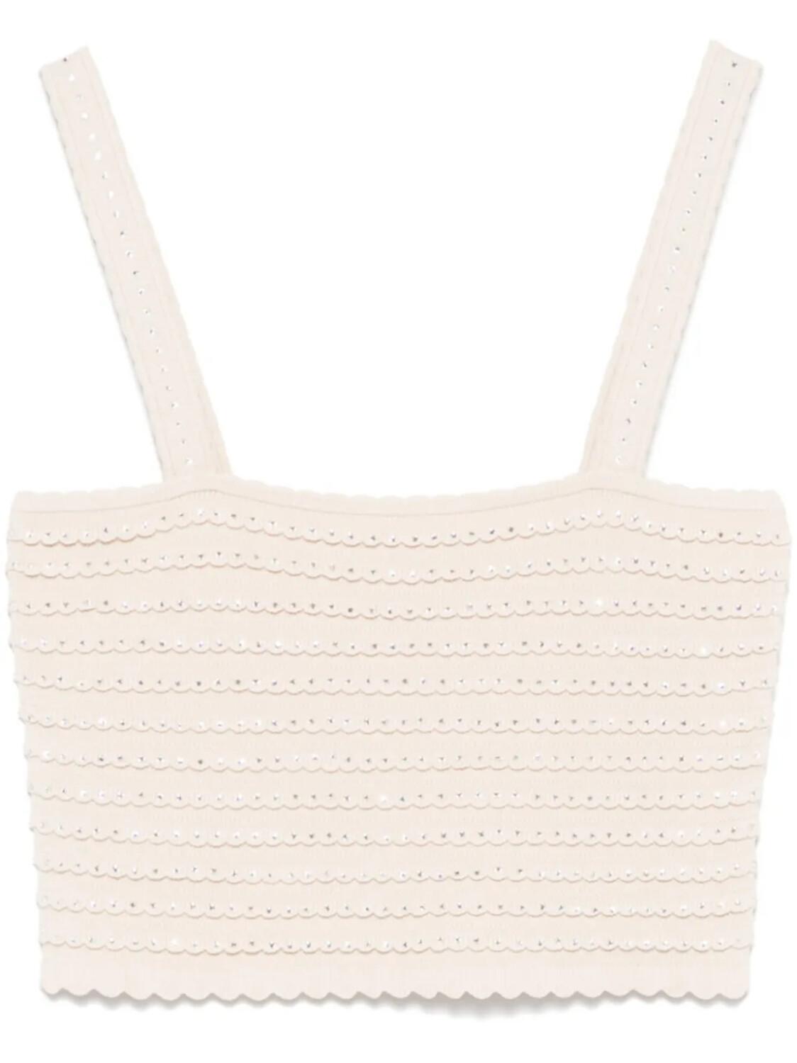 SANDRO топ с пайетками, нейтральный
SANDRO топ с пайетками, нейтральный