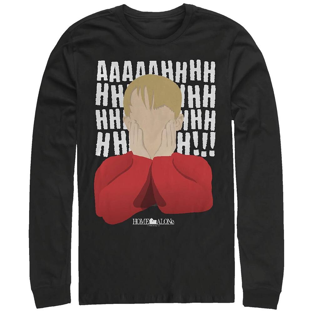 Футболка Big & Tall Home Alone Kevin's Scream с длинными рукавами и рисунком Licensed Character, черный
Футболка Big & Tall Home Alone Kevin's Scream с длинными рукавами и рисунком Licensed Character, черный