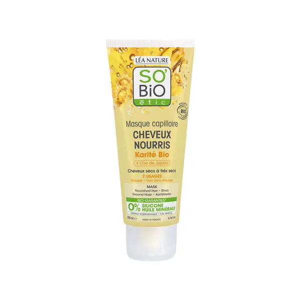 Питательная маска для волос с маслом ши и маслом жожоба, 200 мл So'Bio Etic Pielęgnacja włosów
Питательная маска для волос с маслом ши и маслом жожоба, 200 мл So'Bio Etic Pielęgnacja włosów