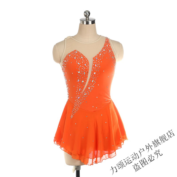 HEAD Фигурное платье для выступлений и экзаменов, без рукавов, с камнями 516, оранжевое, размер M
HEAD Фигурное платье для выступлений и экзаменов, без рукавов, с камнями 516, оранжевое, размер M