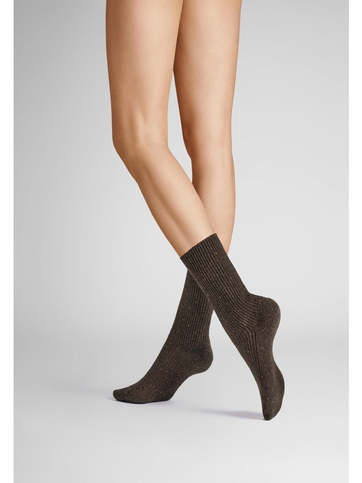 Hudson Мягкие зимние носки в рубчик коричневого меланжевого цвета
Hudson Мягкие зимние носки в рубчик коричневого меланжевого цвета