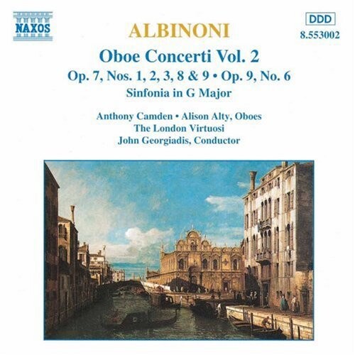 CD диск Albinoni / Georgiadis / London Virtuosi: Oboe Concerti 2
CD диск Albinoni / Georgiadis / London Virtuosi: Oboe Concerti 2
