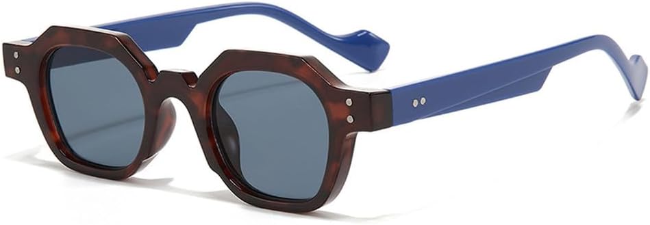 Ретро-многоугольные маленькие солнцезащитные очки для женщин, защита от УФ-излучения UV400, модный панк-стиль, декор с заклепками, мужские очки с прозрачными линзами в оправе HYYZZC, Leopard Blue Grey
Ретро-многоугольные маленькие солнцезащитные очки для женщин, защита от УФ-излучения UV400, модный панк-стиль, декор с заклепками, мужские очки с прозрачными линзами в оправе HYYZZC, Leopard Blue Grey