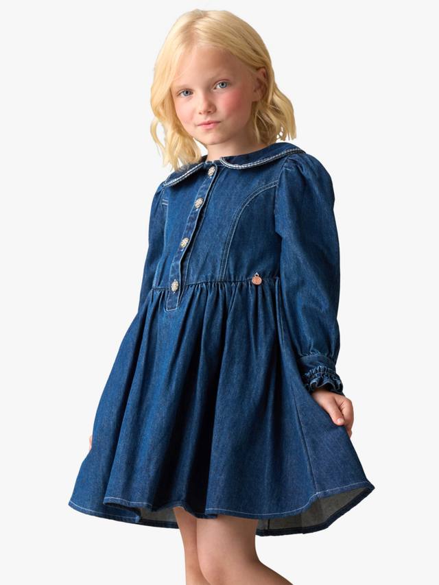 Детское джинсовое платье с длинными рукавами Angel & Rocket, Blue
Детское джинсовое платье с длинными рукавами Angel & Rocket, Blue