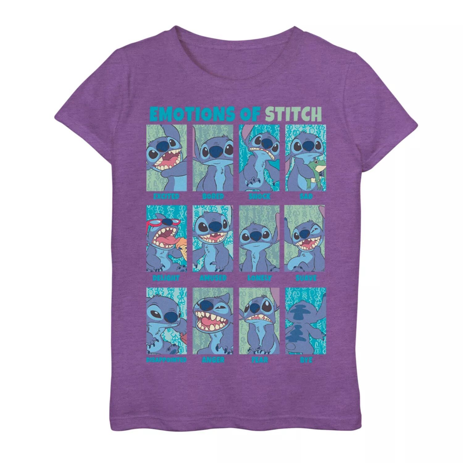 Футболка Disney's Lilo & Stitch Girls 7–16 the Emotions Of Stitch с сетчатой вставкой и графическим рисунком Licensed Character
Футболка Disney's Lilo & Stitch Girls 7–16 the Emotions Of Stitch с сетчатой вставкой и графическим рисунком Licensed Character