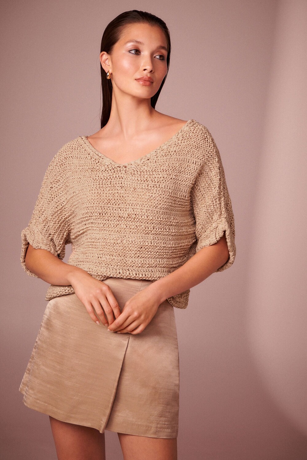 Атласная мини-юбка Next, оранжевый
Атласная мини-юбка Next, оранжевый