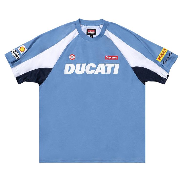 Джерси Supreme x Ducati Soccer Jersey, Blue
Джерси Supreme x Ducati Soccer Jersey, Blue