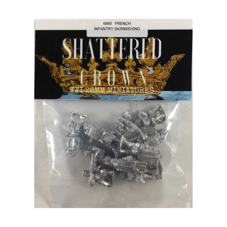 Перестрелка французской пехоты, WWI Shattered Crown Miniatures - French (28mm)
Перестрелка французской пехоты, WWI Shattered Crown Miniatures - French (28mm)