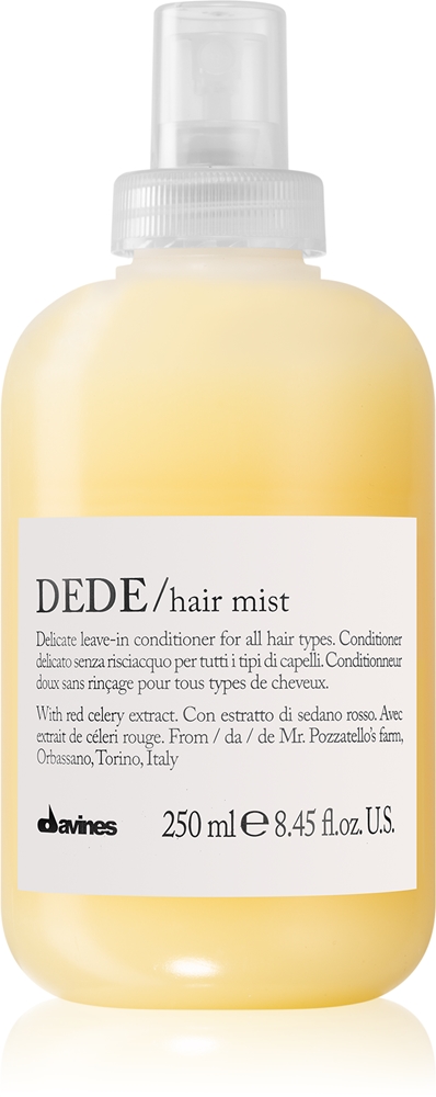 Увлажняющий спрей Essential Haircare Dede Hair Mist для всех типов волос Davines, 250 мл
Увлажняющий спрей Essential Haircare Dede Hair Mist для всех типов волос Davines, 250 мл