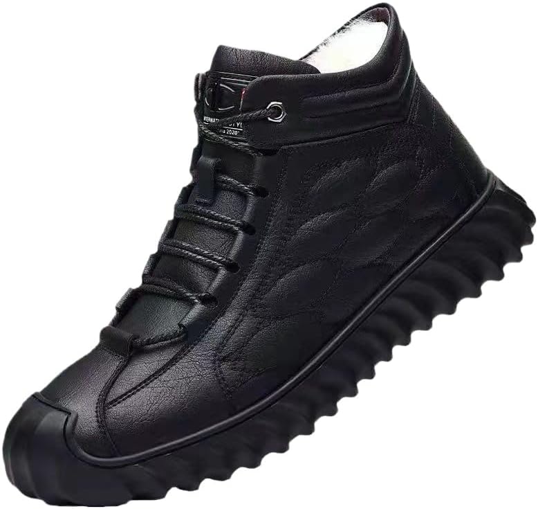 Мужские комфортные ботинки - модные и стильные, противоскользящие, на шнуровке, с винтажным дизайном - идеальны для активного отдыха и повседневной носки, высокие до щиколотки, однотонные Fmshi, черный
Мужские комфортные ботинки - модные и стильные, противоскользящие, на шнуровке, с винтажным дизайном - идеальны для активного отдыха и повседневной носки, высокие до щиколотки, однотонные Fmshi, черный