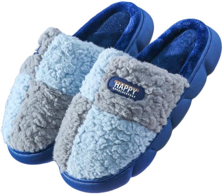Тапочки JadeRich для женщин и мужчин с контрастными цветами, мягкие флисовые с подкладкой, колор-блок, зимние подушечные тапочки для унисекс, синий
Тапочки JadeRich для женщин и мужчин с контрастными цветами, мягкие флисовые с подкладкой, колор-блок, зимние подушечные тапочки для унисекс, синий