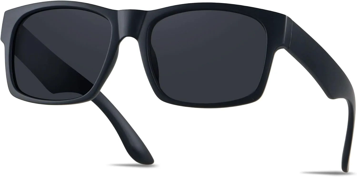 Солнцезащитные очки LYZOIT Extra Large для мужчин с большой широкой головой, поляризованные, XXL, увеличенного квадратного размера, Matte Black | Polarized Black
Солнцезащитные очки LYZOIT Extra Large для мужчин с большой широкой головой, поляризованные, XXL, увеличенного квадратного размера, Matte Black | Polarized Black