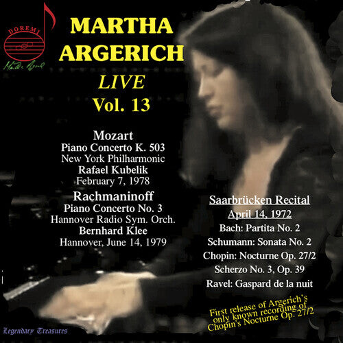 CD диск Bach, J.S. / Chopin / Mozart: Martha Argerich Live Vol. 13
CD диск Bach, J.S. / Chopin / Mozart: Martha Argerich Live Vol. 13