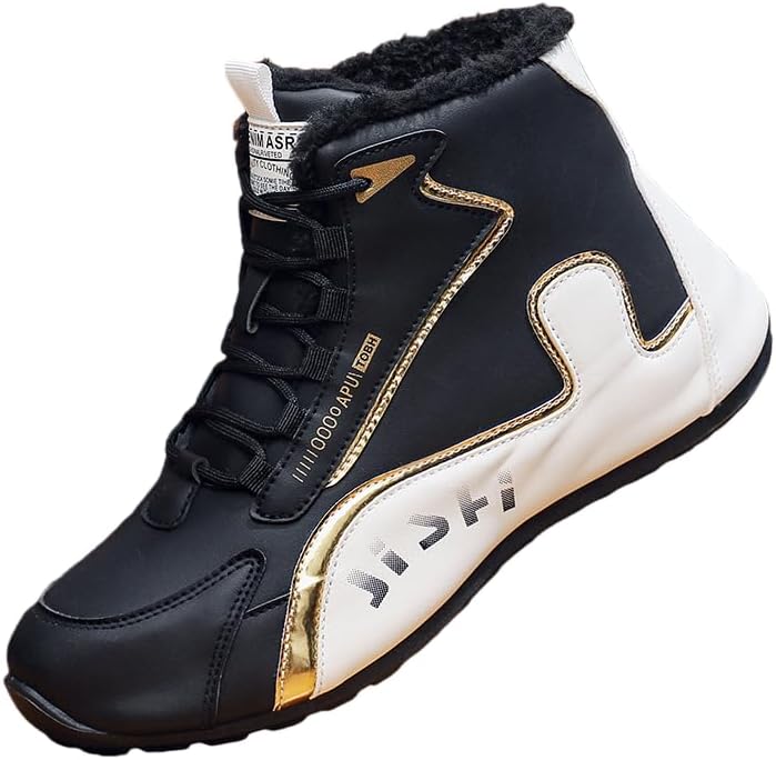 Мужские модные кроссовки Hhhchpm - повседневные и стильные, с толстой подошвой, противоскользящие и прочные, теплые из искусственной кожи для всех сезонов, черный
Мужские модные кроссовки Hhhchpm - повседневные и стильные, с толстой подошвой, противоскользящие и прочные, теплые из искусственной кожи для всех сезонов, черный