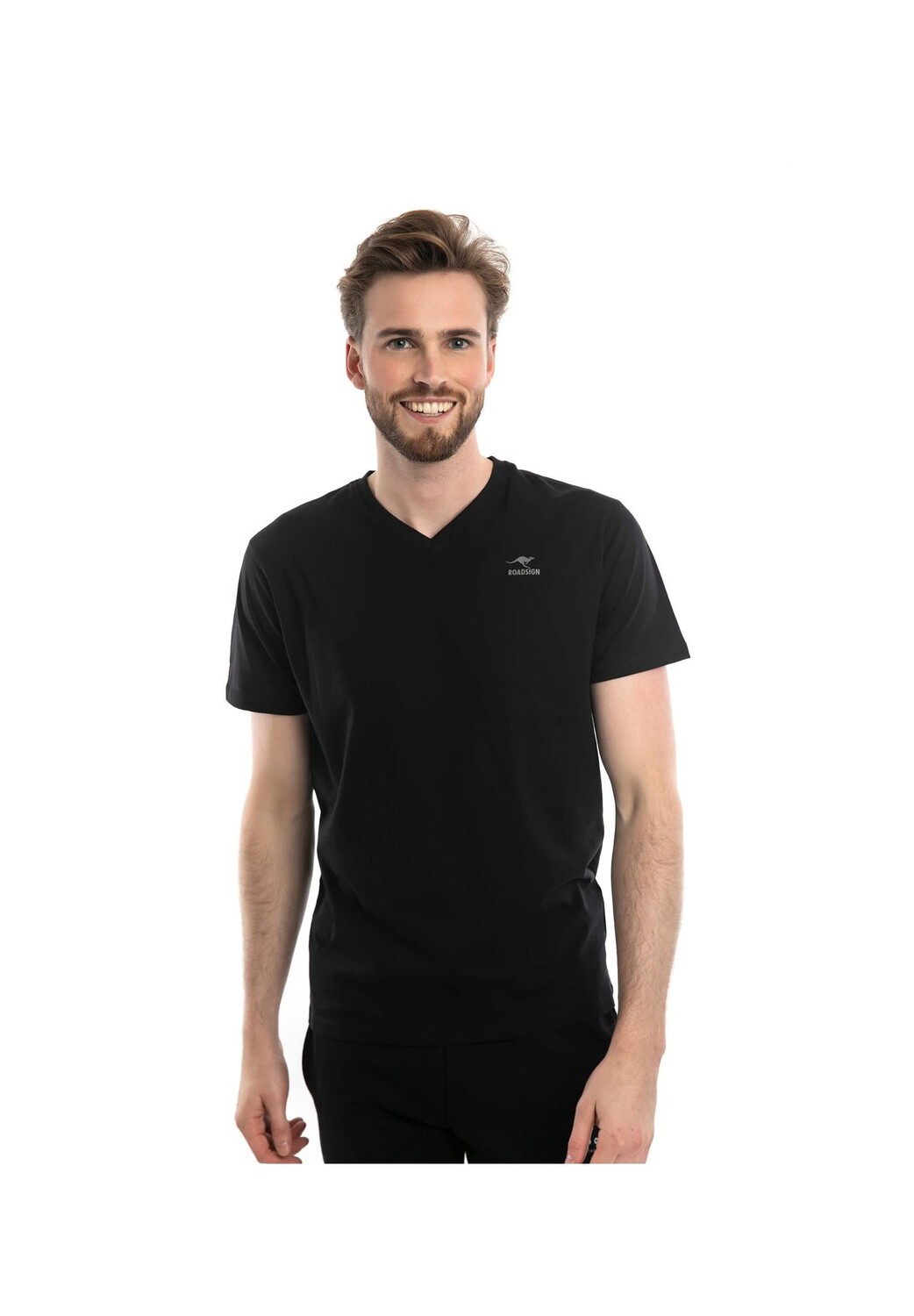 Мужская базовая футболка с V-образным вырезом, 100% хлопок (2 шт. в упаковке) ROADSIGN australia, черный
Мужская базовая футболка с V-образным вырезом, 100% хлопок (2 шт. в упаковке) ROADSIGN australia, черный