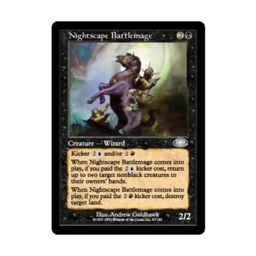 CCG Боевой маг ночного пейзажа (U), MTG - Planeshift
CCG Боевой маг ночного пейзажа (U), MTG - Planeshift