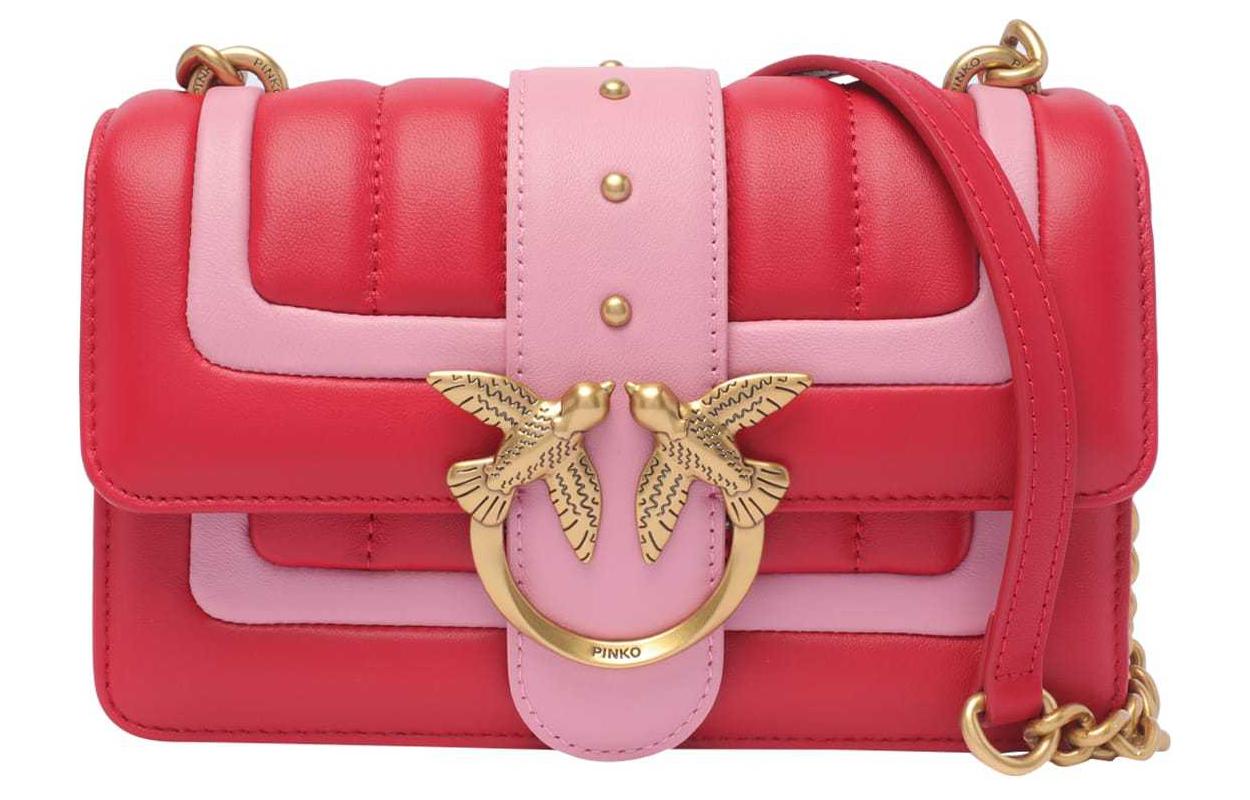 LOVE Series Кожаная Сумка Через Плечо, Женская Сумка Красная и Розовая PINKO
LOVE Series Кожаная Сумка Через Плечо, Женская Сумка Красная и Розовая PINKO