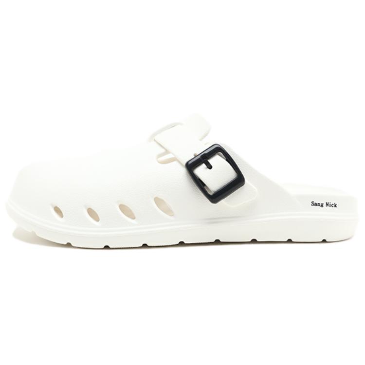 Sang Nick Мужские противоскользящие тапочки с закрытым носком белые, цвет White
Sang Nick Мужские противоскользящие тапочки с закрытым носком белые, цвет White