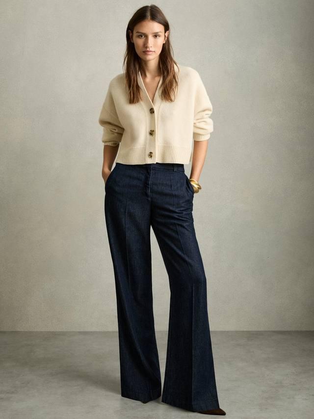 Широкие брюки из тростникового денима Reiss, темно-синий
Широкие брюки из тростникового денима Reiss, темно-синий