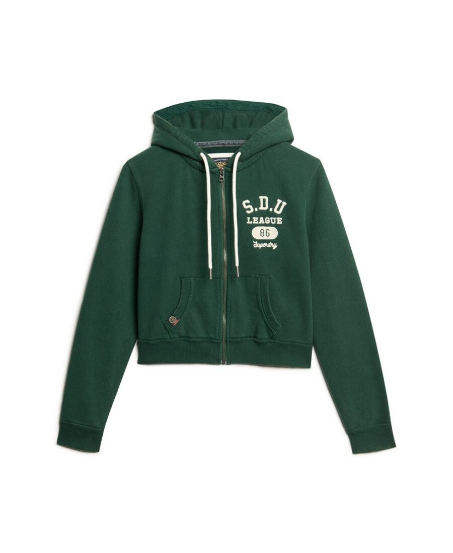 Толстовка с капюшоном на молнии Superdry, зеленый
Толстовка с капюшоном на молнии Superdry, зеленый