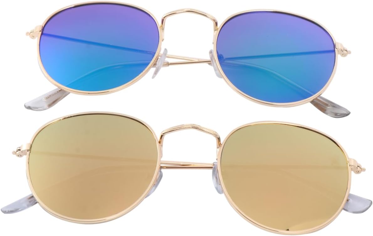 PartyKindom 2 шт. Ретро круглые солнцезащитные очки в оправе для мужчин и женщин, для пляжа, путешествий и отдыха на природе, Assorted color Cool Glasses - Fit for both men and women
PartyKindom 2 шт. Ретро круглые солнцезащитные очки в оправе для мужчин и женщин, для пляжа, путешествий и отдыха на природе, Assorted color Cool Glasses - Fit for both men and women