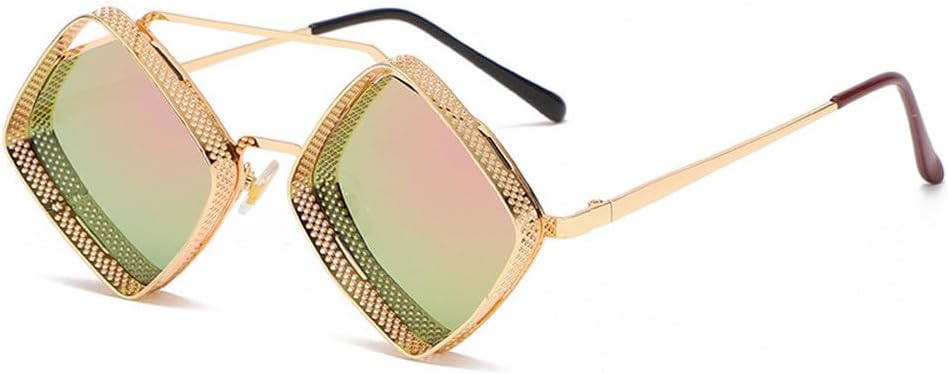 Солнцезащитные очки в стиле ретро-стимпанк для мужчин, металлическая полая оправа, градиентные зеркальные линзы, защита от УФ-излучения UV400, для женщин в стиле панк TKKTLLT, Golden Pink Mirror
Солнцезащитные очки в стиле ретро-стимпанк для мужчин, металлическая полая оправа, градиентные зеркальные линзы, защита от УФ-излучения UV400, для женщин в стиле панк TKKTLLT, Golden Pink Mirror