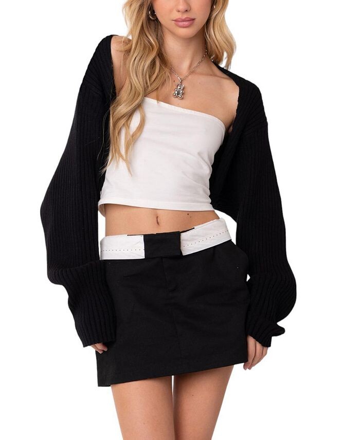 Свитер с плечами Edikted Anya, черный
Свитер с плечами Edikted Anya, черный