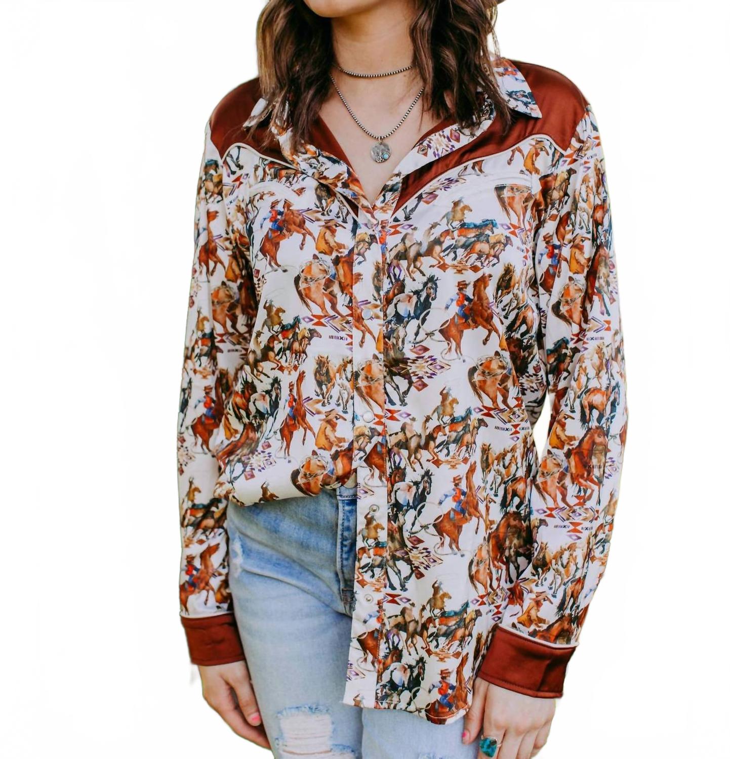 Белая рубашка Buckaroo с длинным рукавом на пуговицах Merigold Kiss
Белая рубашка Buckaroo с длинным рукавом на пуговицах Merigold Kiss