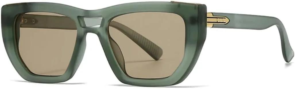 Популярные модные женские солнцезащитные очки «кошачий глаз» в стиле ретро с заклепками, градиентные линзы, защита от УФ-излучения UV400 для мужчин TVTBBVV, Green Tea
Популярные модные женские солнцезащитные очки «кошачий глаз» в стиле ретро с заклепками, градиентные линзы, защита от УФ-излучения UV400 для мужчин TVTBBVV, Green Tea