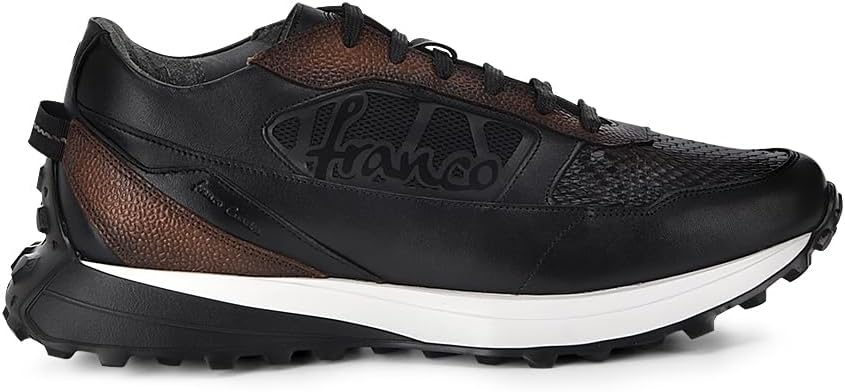 Мужские кроссовки FRANCO CUADRA из натуральной кожи питона, черные
Мужские кроссовки FRANCO CUADRA из натуральной кожи питона, черные