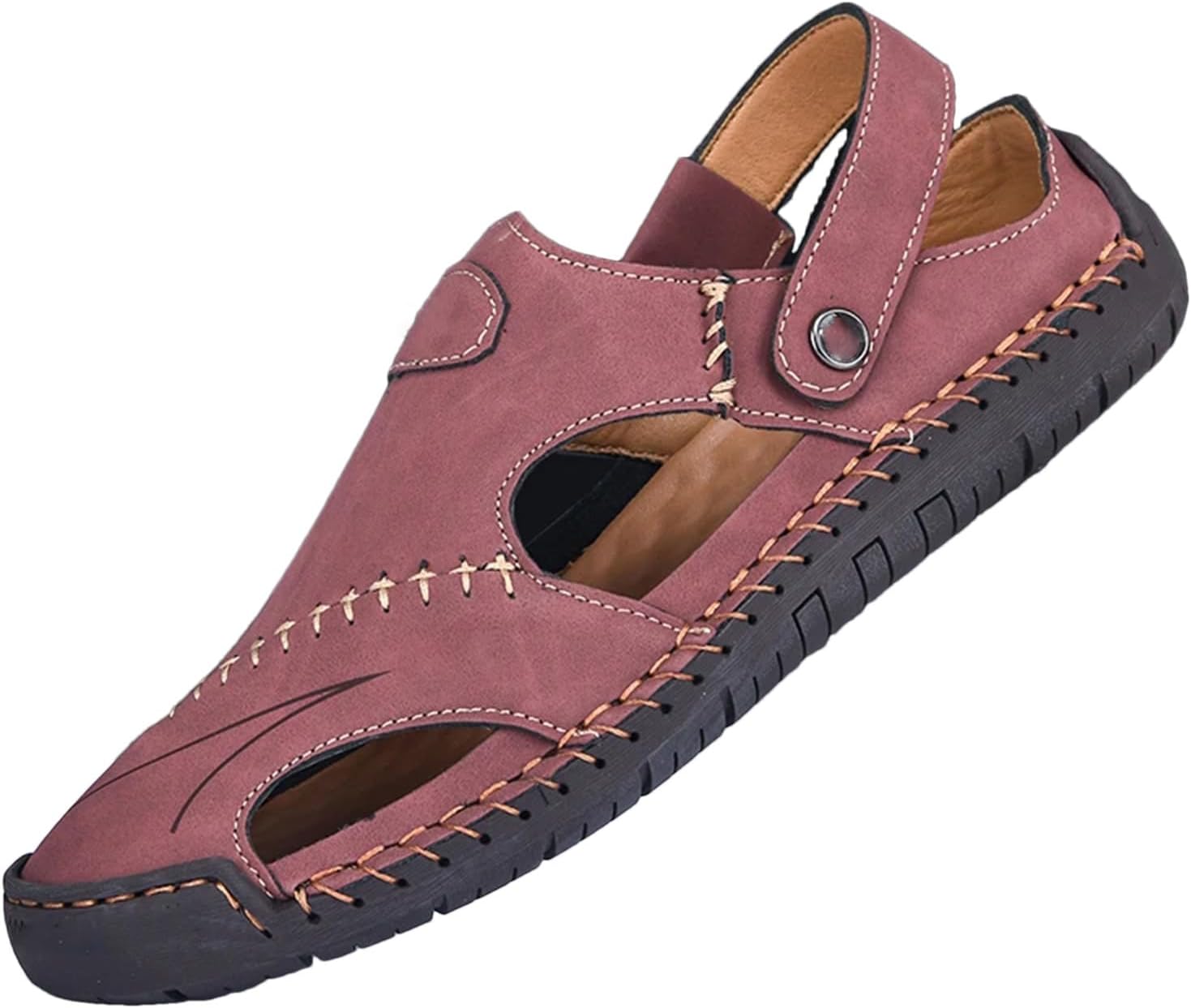 Летние сандалии ручной работы для мужчин, дышащие кожаные туфли, мужские сандалии для улицы Generic, красный
Летние сандалии ручной работы для мужчин, дышащие кожаные туфли, мужские сандалии для улицы Generic, красный