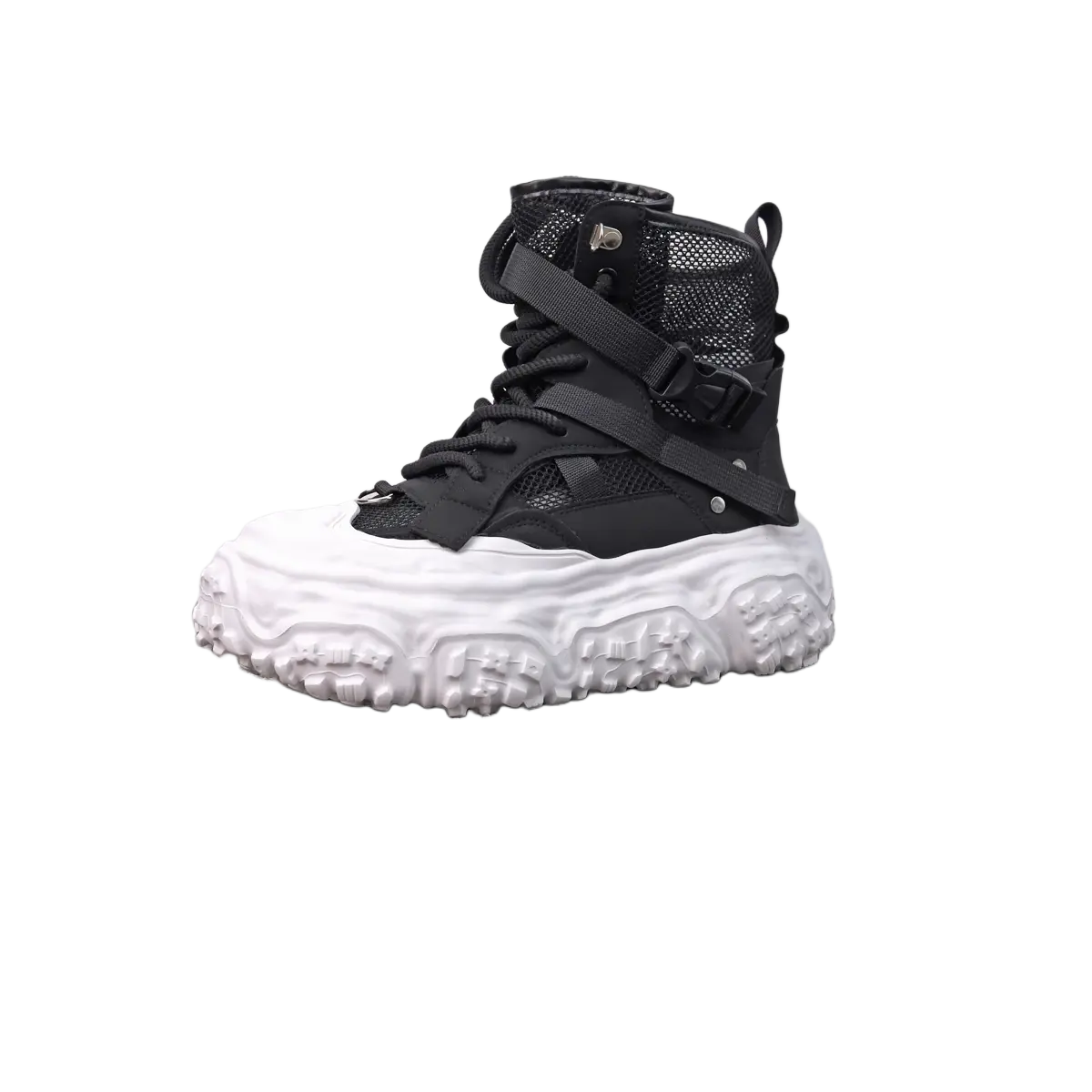 Banas Кроссовки X UCOC x High Top мужские повседневные чёрные, цвет Black
Banas Кроссовки X UCOC x High Top мужские повседневные чёрные, цвет Black