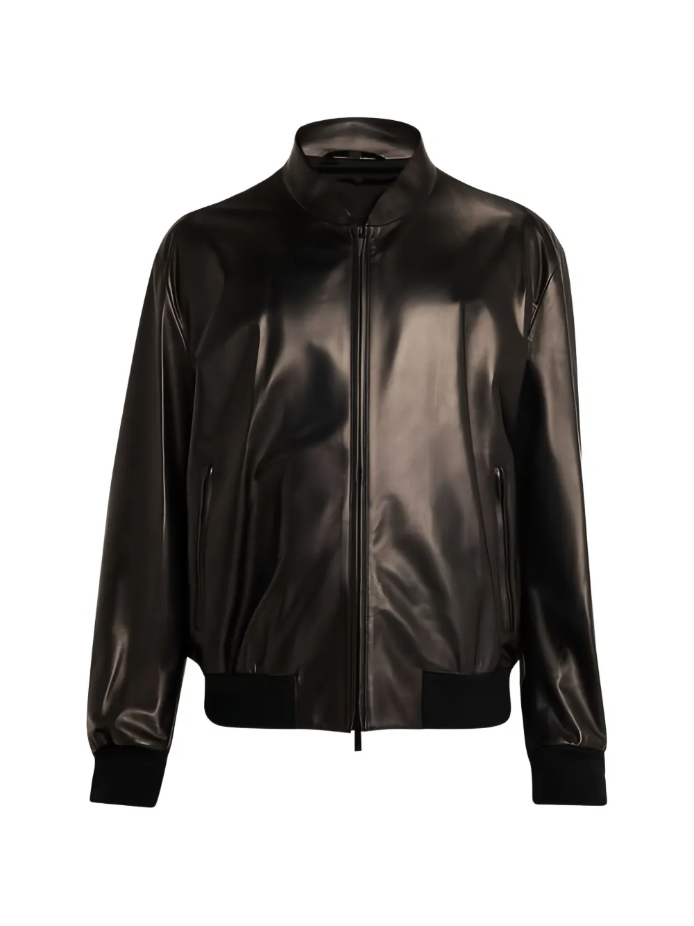 Кожаная куртка на молнии Giorgio Armani, черный
Кожаная куртка на молнии Giorgio Armani, черный