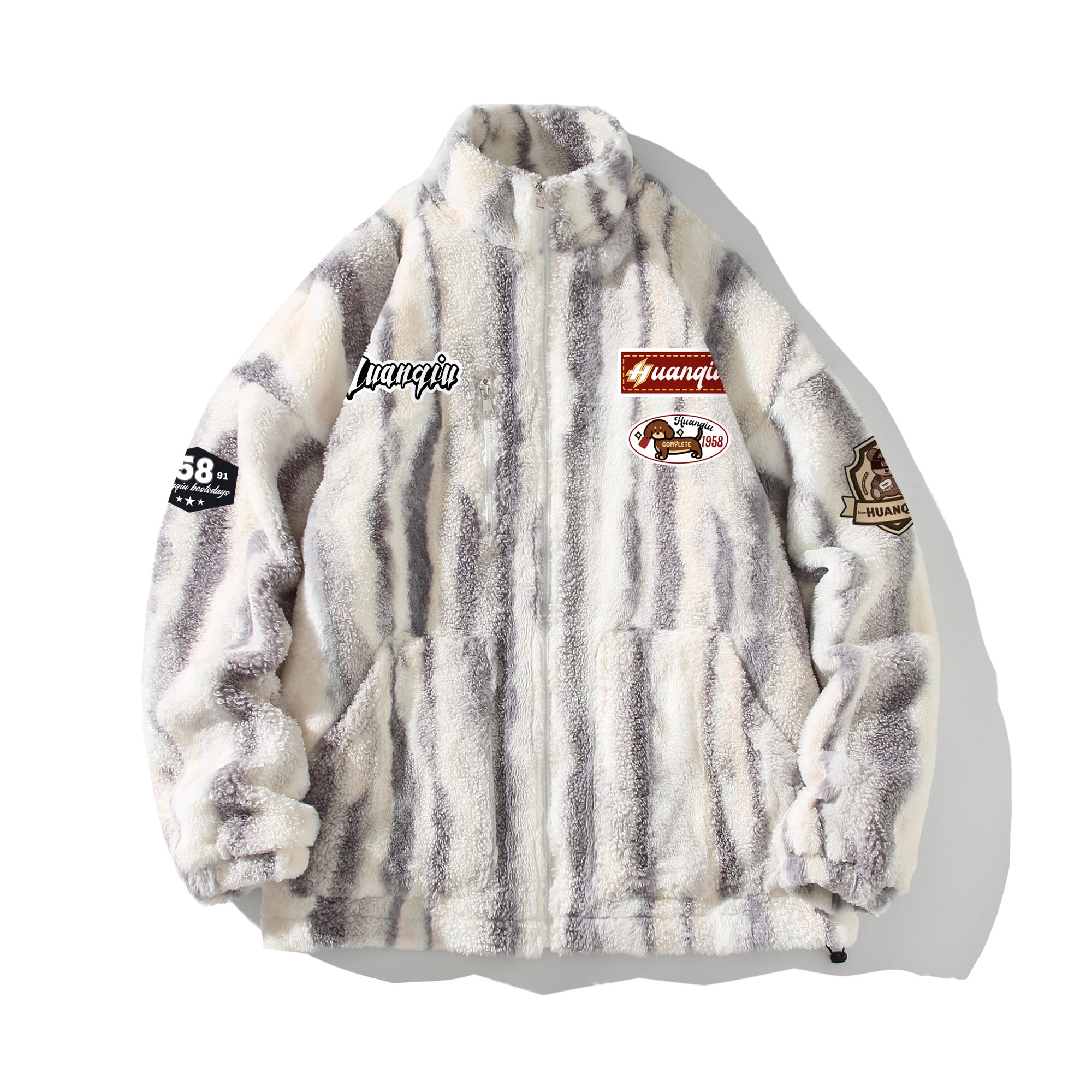 Пальто с бархатистой текстурой Unisex HUANQIU, серый
Пальто с бархатистой текстурой Unisex HUANQIU, серый