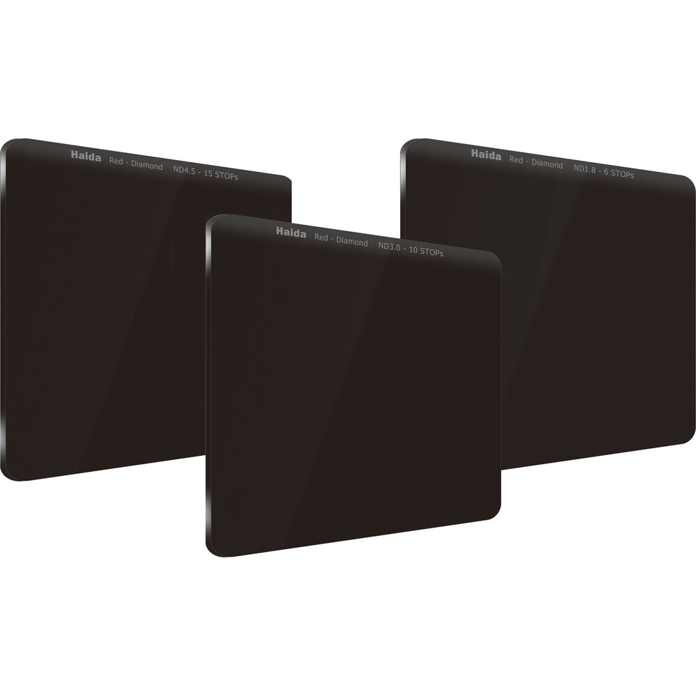 Набор фильтров Haida Red-Diamond ND Kit (150 x 150mm, 3-Pack) HD4410
Набор фильтров Haida Red-Diamond ND Kit (150 x 150mm, 3-Pack) HD4410