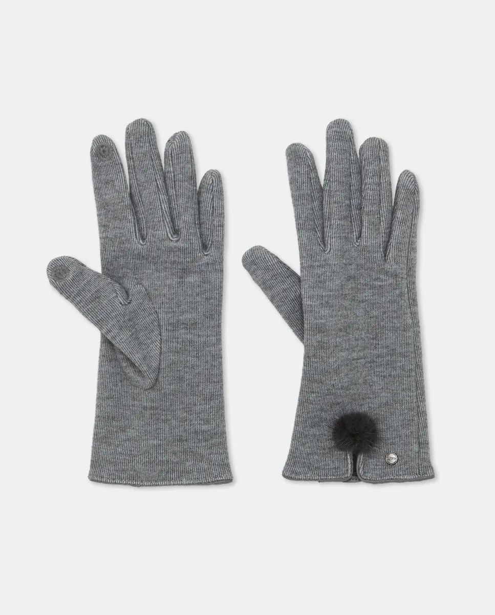 Черные вязаные перчатки с помпоном Eem
Черные вязаные перчатки с помпоном Eem