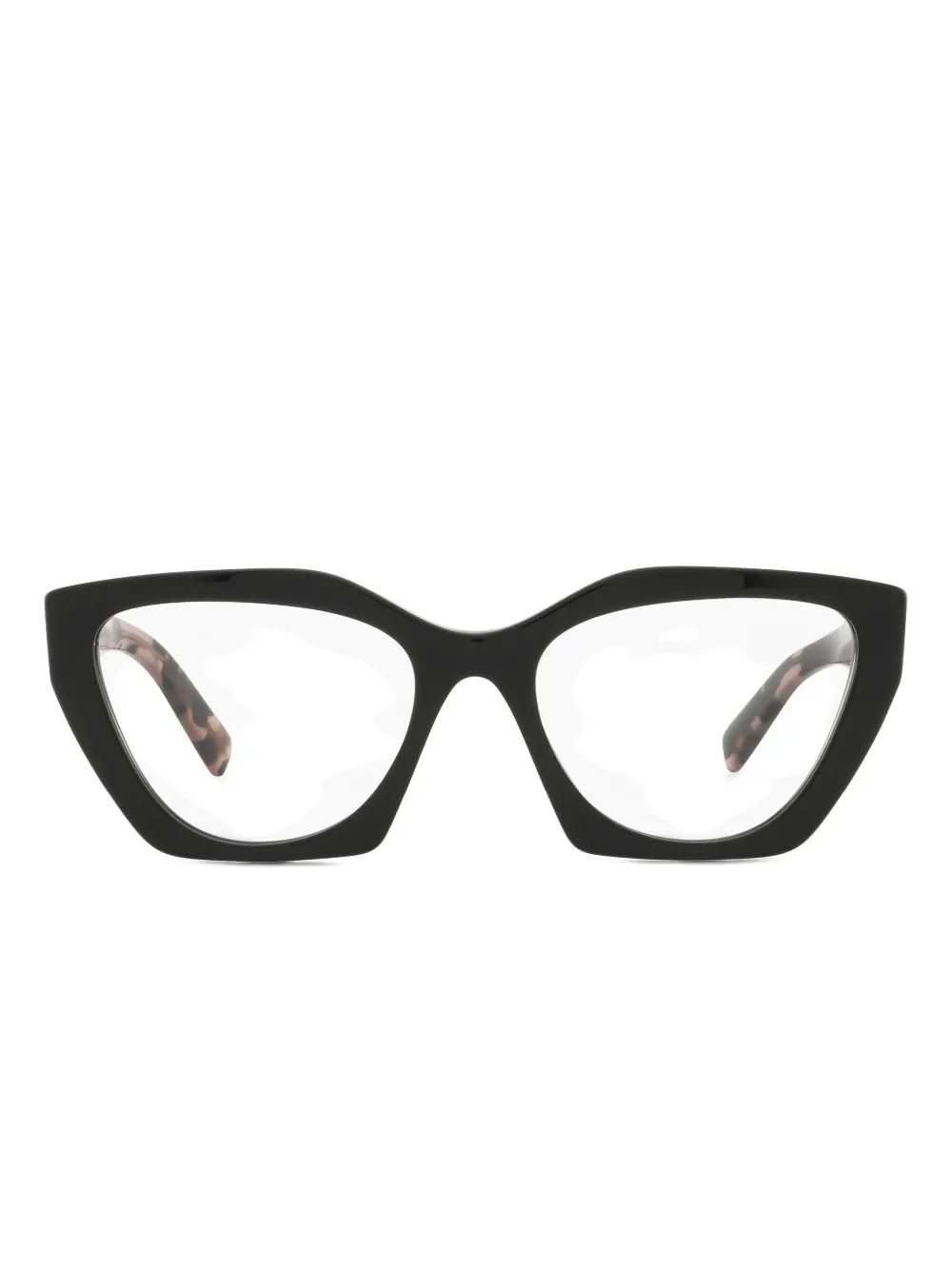 Очки в оправе 'кошачий глаз' Prada Eyewear, черный