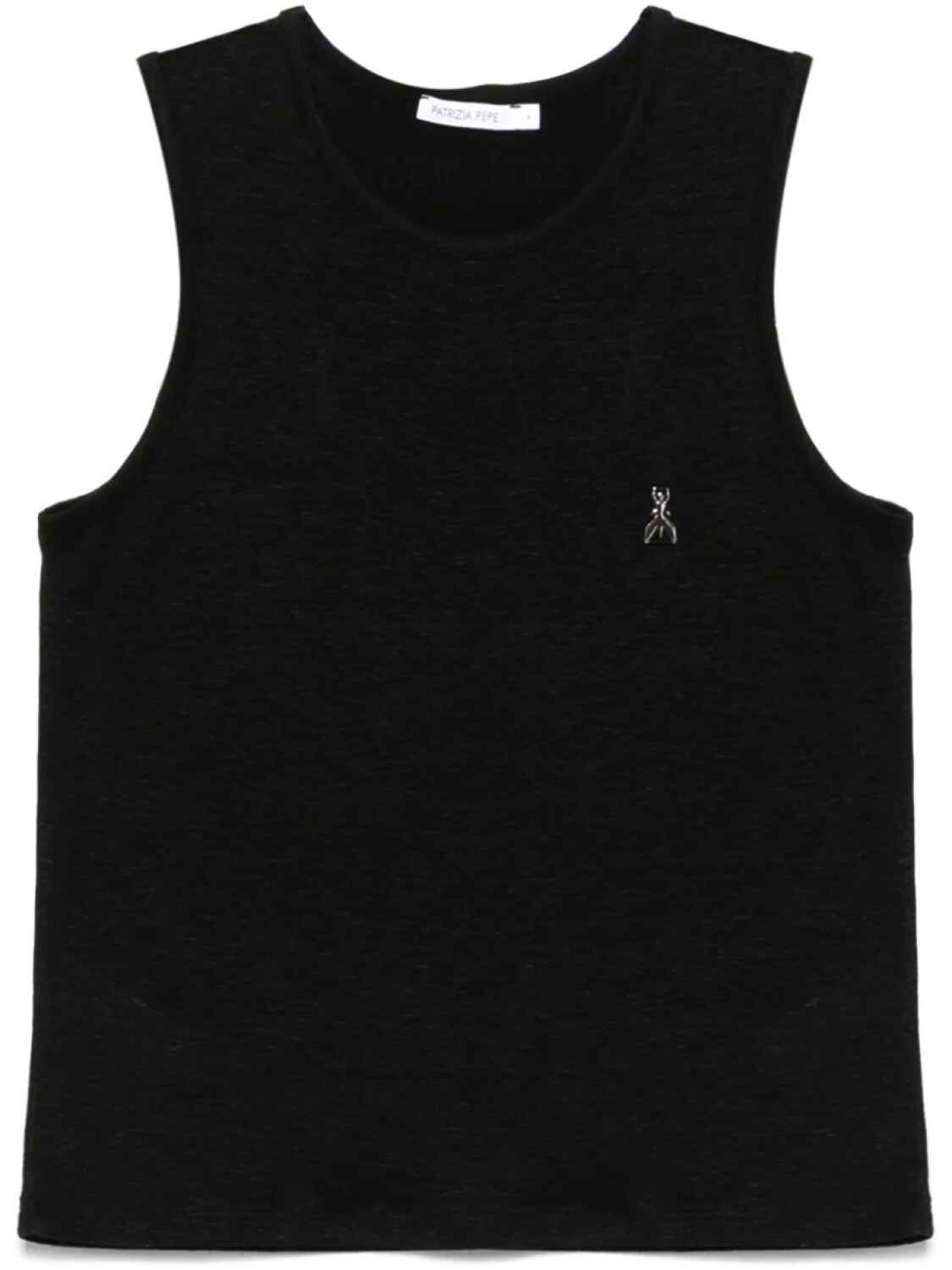 Patrizia Pepe топ с логотипом, черный
Patrizia Pepe топ с логотипом, черный