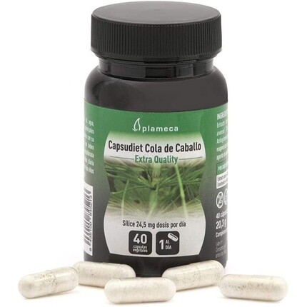 PLAMECA Capsudiet Хвощ полевой, регенерирующий мочегонный и успокаивающий препарат для ногтей и волос с флавоноидами, при проблемах с обручем, полосками и провисанием, 40 растительных капсул
PLAMECA Capsudiet Хвощ полевой, регенерирующий мочегонный и успокаивающий препарат для ногтей и волос с флавоноидами, при проблемах с обручем, полосками и провисанием, 40 растительных капсул