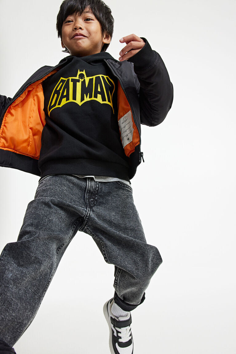 Худи с ушками H&M, черный 
Худи с ушками H&M, черный