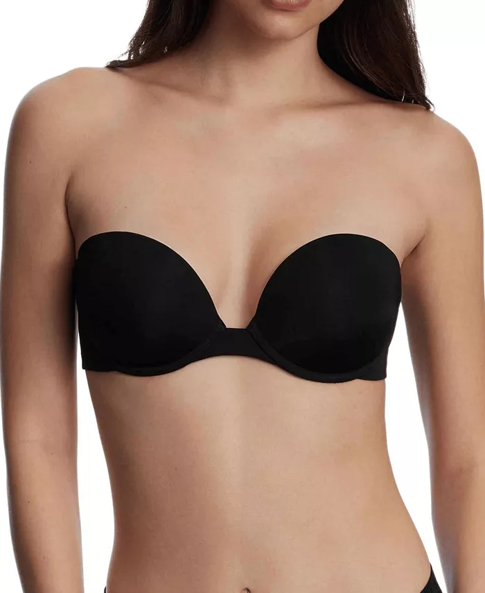 Женский дышащий бюстгальтер без бретелек с глубоким вырезом и эффектом пуш-ап Skarlett Blue, черный
Женский дышащий бюстгальтер без бретелек с глубоким вырезом и эффектом пуш-ап Skarlett Blue, черный