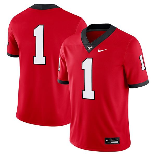 Мужская футболка #1 red Georgia Bulldogs Nike
Мужская футболка #1 red Georgia Bulldogs Nike