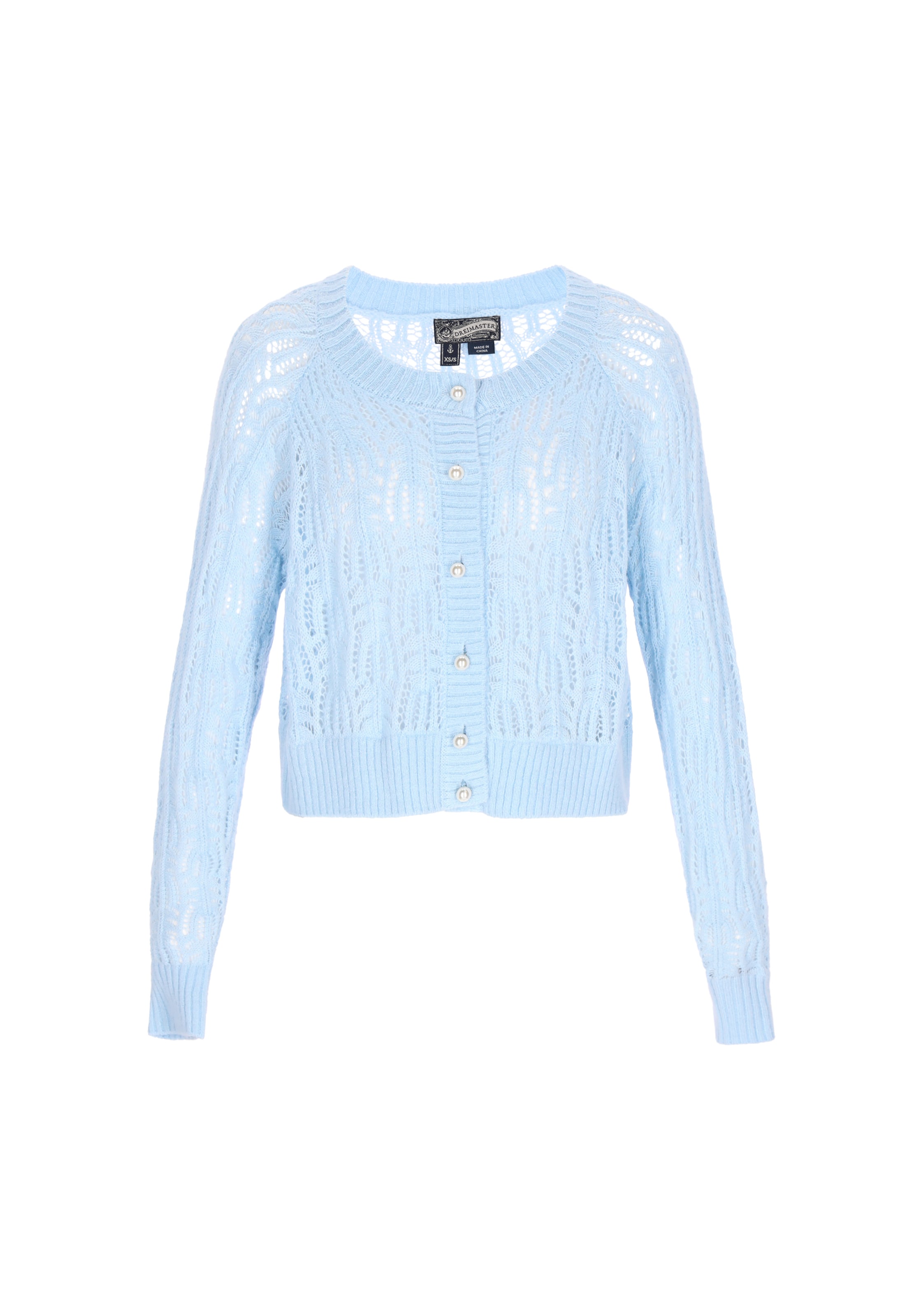 DreiMaster Vintage Кардиган 'Vintage' вязаный, цвет небесно-голубой
DreiMaster Vintage Кардиган 'Vintage' вязаный, цвет небесно-голубой