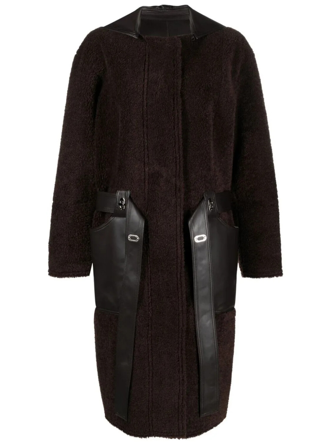 Low Classic пальто на молнии, коричневый
Low Classic пальто на молнии, коричневый