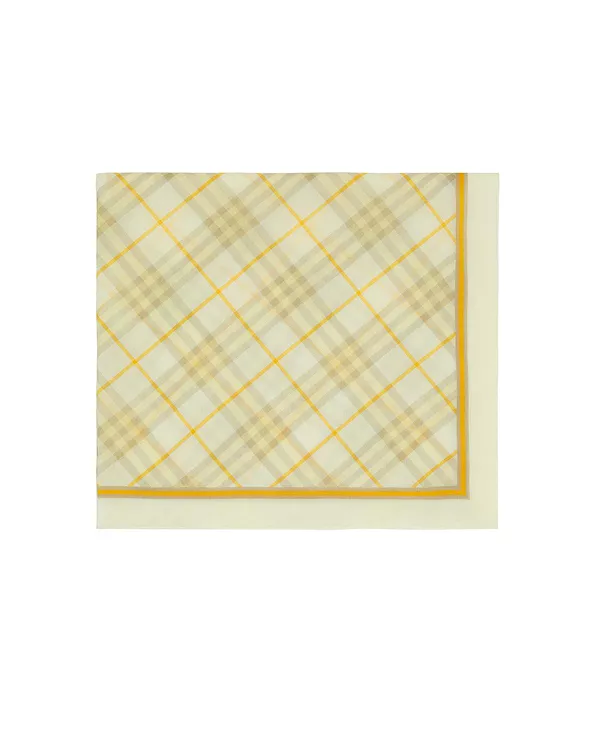 Хлопковый шарф в клетку Burberry, бежевый
Хлопковый шарф в клетку Burberry, бежевый