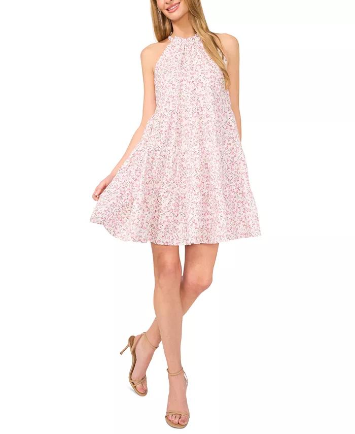 Женское платье-халат с ярусами CeCe, розовый
Женское платье-халат с ярусами CeCe, розовый